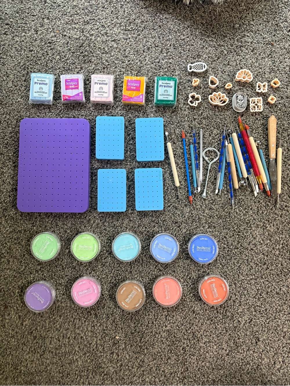 Huge Polymer Clay Tool Set/Art Supplies Assortment Pack!!!